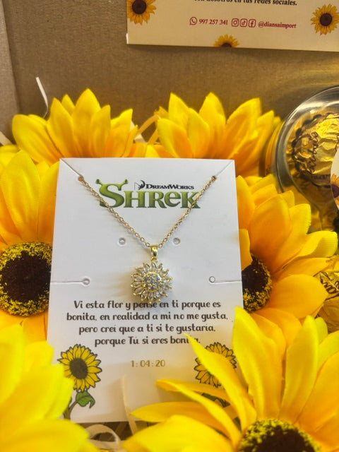 🎁 Caja Mágica de Girasoles: Collar + Anillo + Chocolates🌻🎁